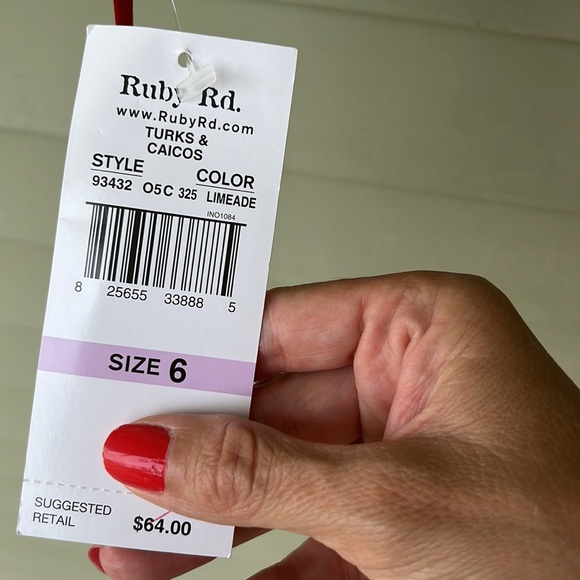 New Ruby Rd. Neon green animal print button down jacket - Picture 7 of 15